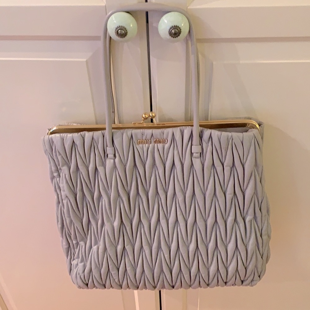 Miu Miu beautiful  large matellaise bag